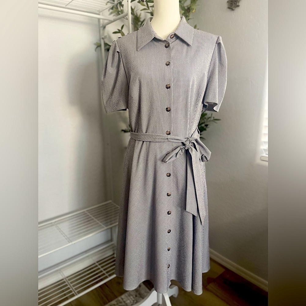Preston & York Classic striped dress